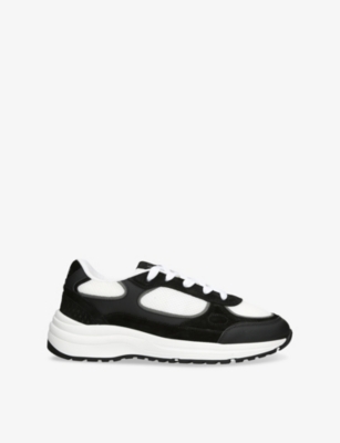 ARNE: Apollo Runner Suede And Mesh Low-Top Trainers