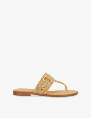 DUNE: Lotica Suede Sandals