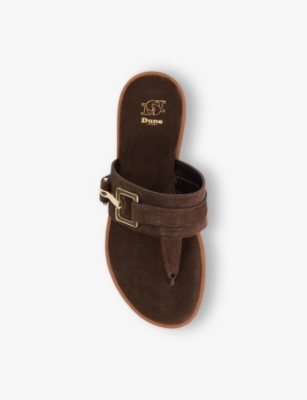 DUNE: Lotica Suede Sandals