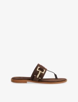 DUNE: Lotica Suede Sandals