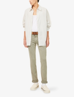 PAIGE: Lennox Slim-Fit Stretch-Denim Jeans