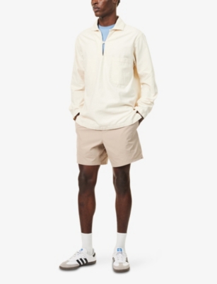 PAIGE: Munoz Elasticated-Waist Woven Shorts