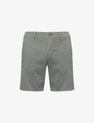 PAIGE: Phillips Mid-Rise Cotton-Chino Shorts