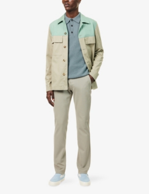 PAIGE: Stafford Tapered-Leg Stretch-Woven Trousers