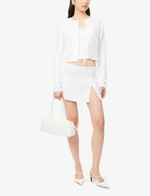 16 ARLINGTON: Keid Sequin-Woven Cardigan