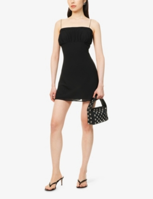 16 ARLINGTON: Nuza Sleeveless Woven Mini Dress