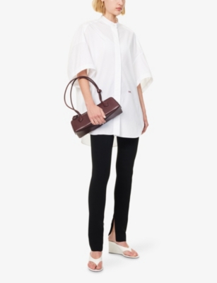 STELLA MCCARTNEY: Zipped-Cuffs High-Rise Stretch-Woven Leggings