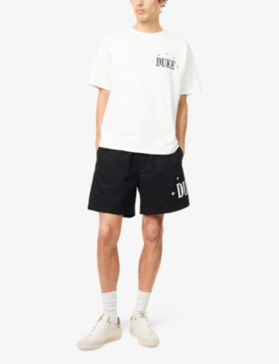 DUKE & DEXTER: Brand-Print Crewneck Cotton-Jersey T-Shirt