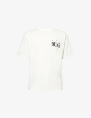 DUKE & DEXTER: Brand-Print Crewneck Cotton-Jersey T-Shirt