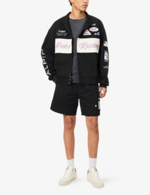 DUKE & DEXTER: Alpine F1 Racer Embroidered Cotton Jacket
