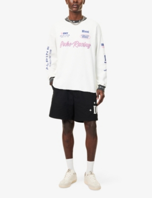 DUKE & DEXTER: Alpine F1 Waffle Long-Sleeve Cotton T-Shirt