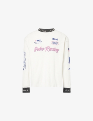 DUKE & DEXTER: Alpine F1 Waffle Long-Sleeve Cotton T-Shirt
