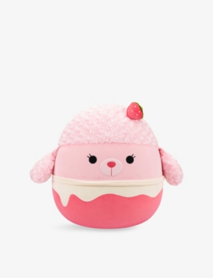 SQUISHMALLOWS: Strawberry Milkshake Poodle Soft Toy 50cm