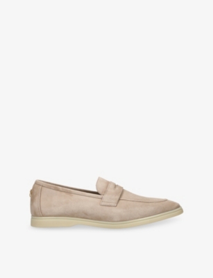 BOUGEOTTE: Loisir Gommé Suede Loafers