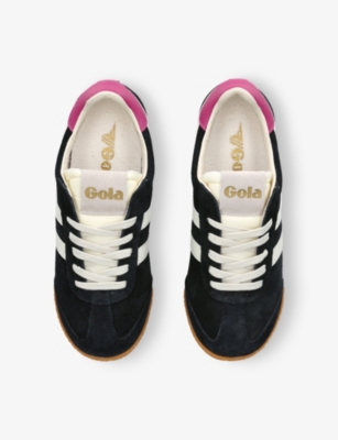 GOLA WOMENS GOLA ELAN SUEDE LOW-TOP TRAINERS 