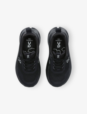 On Running Cloudnova Kids Trainers In Black