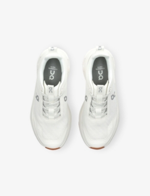 On Running Bone Kids' Cloudnova Youth Woven Trainers Eur 37.5 /4.5 Uk In White