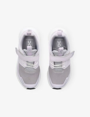 On Running Pale Pink Kids' Cloud Play Woven Trainers Eur 29 / 11 Uk In Pink