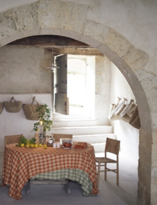 MAISON DE VACANCES: Bourdon Vintage Canvas Tablecloth