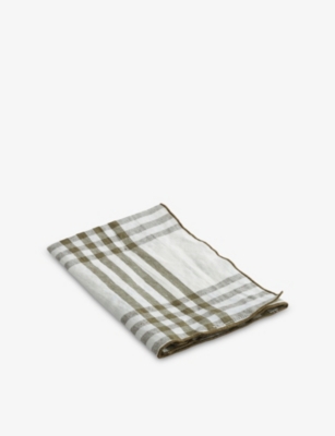 MAISON DE VACANCES: Mimi Country Linen and Cotton-Blend Canvas Tea Towel