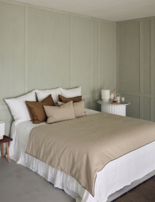 MAISON DE VACANCES: Portofino Cotton and Linen-Blend Cushion 40cm x 60cm