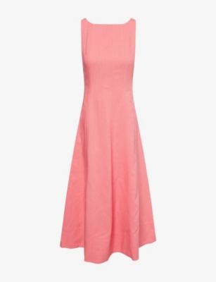 Me And Em And Em Womens Camellia Rose Contour-seamed Sleeveless Woven Maxi Dress