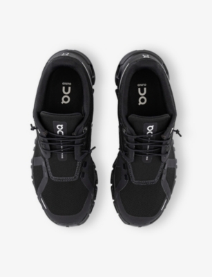 On-running Womens Cloud 6 Mesh Low-top Trainers Black Black F In Black Black F