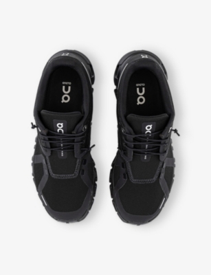 On-running Mens  Cloud 6 Mesh Low-top Trainers In Black Black