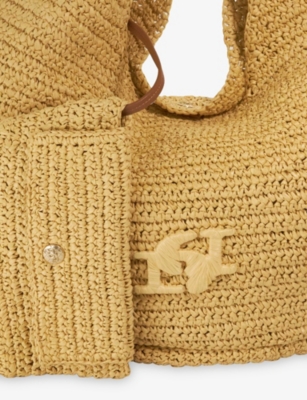DUNE: Dangerous Oversized Raffia Shoulder Bag