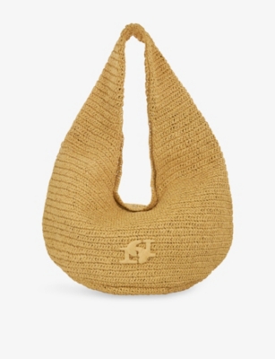 DUNE: Dangerous Oversized Raffia Shoulder Bag