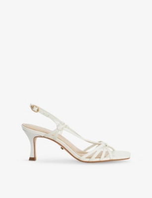 DUNE: Mischievous Leather Heeled Sandals