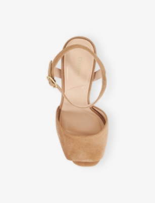 DUNE: Mayci Suede Platform Sandals