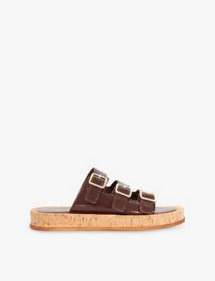DUNE: Lures Leather Sandals