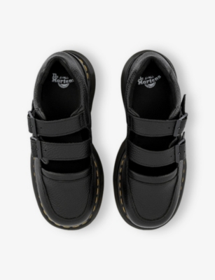 DR. MARTENS: Buzz Chunky-Sole Leather Mary Jane Shoes