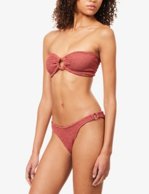 HUNZA G: Gloria Crinkled Bikini