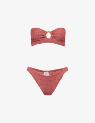 HUNZA G: Gloria Crinkled Bikini