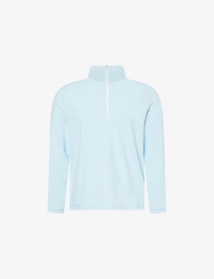 Shop G/fore Mens Daybreak Brushed-back Tech Quarter-zip Stretch-woven Sweatshirt