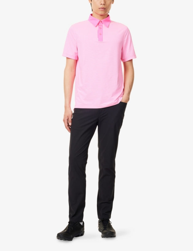 Feeder Stripe Fine Tech Jersey Polo Shirt