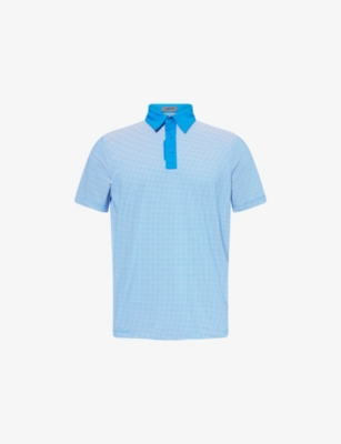 G/FORE: Feeder Stripe Fine Tech Jersey Polo Shirt