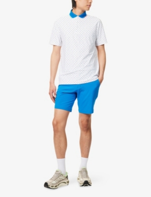 G/FORE: Ditsy Floral Tech Piqué Stretch-Woven Polo Shirt