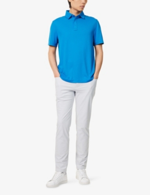 G/fore Melange Ice Nylon Polo In Lisbon