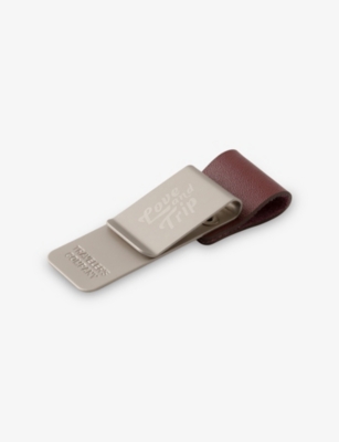 Love and Trip Leather Pen Holder
