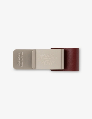Love and Trip Leather Pen Holder