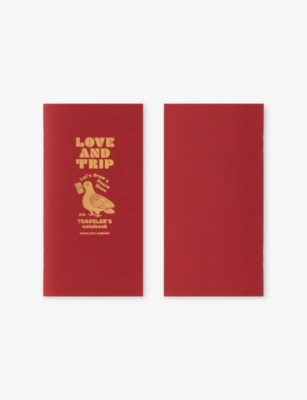 TRAVELER'S COMPANY: Love and Trip Paper Notebook Refill