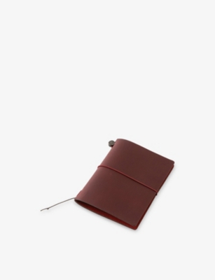 TRAVELER'S COMPANY: Love and Trip Leather Passport Notebook 13.5cm x 10cm
