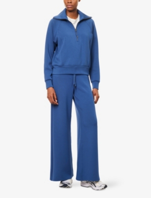 SPANX ACTIVE: Air Essentials High-Neck Stretch-Woven Sweatshirt
