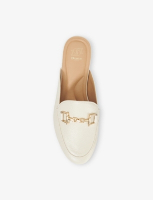 DUNE: Glairing Leather Mules