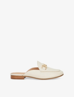 DUNE: Glairing Leather Mules