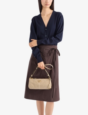 Prada Small Re-edition 2002 Leather Shoulder Bag