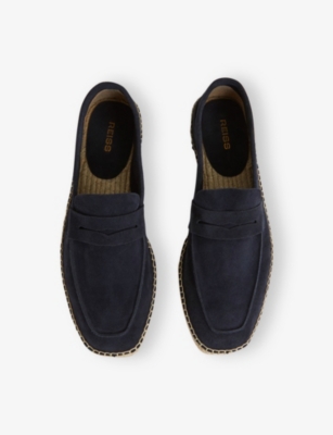 REISS: Cannes Suede Esapdrille Loafers